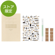 【ストア限定プレゼント付】選べる ゆるログ スタンプノートセット（AS-045)