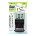 【送料無料】スタンプ 回転印 日付 フレーム柄(35454006)