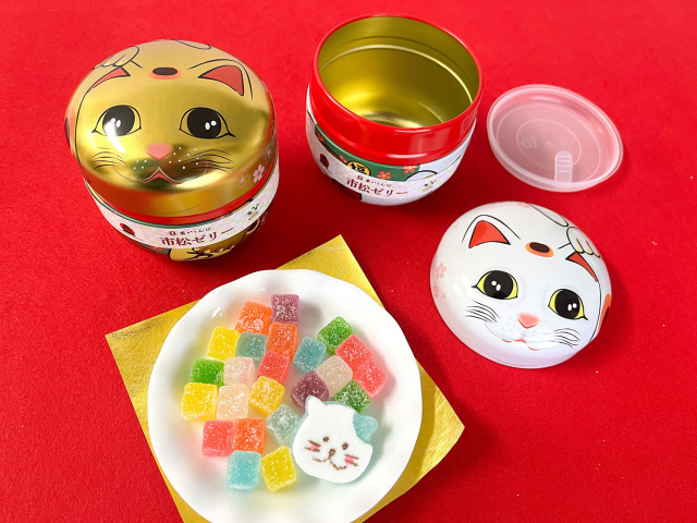 だるまゼリー缶／招き猫ゼリー缶