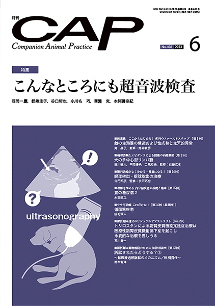 CAP 2023.1～6月　獣医学雑誌　裁断済 CAP 2023年6月号 株式会社 緑書房
