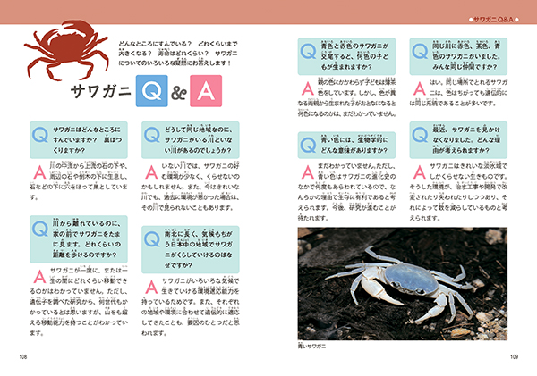日本のいきものビジュアルガイド はっけん！ サワガニ 株式会社 緑書房