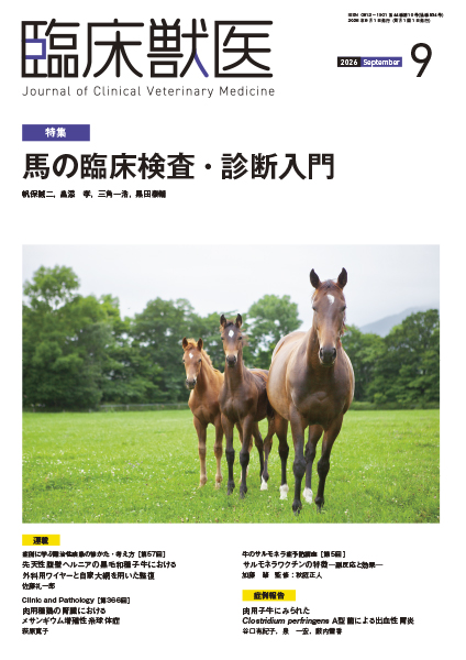 臨床獣医　2026年9月号