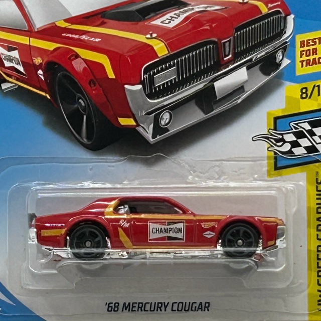 2018 HW Speed Graphics / 68 Mercury Cougar USA 50th Card / '68 マーキュリー クーガー USA50カード