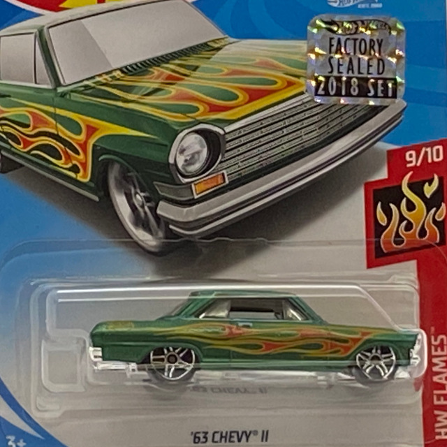 2018 HW Flames / '63 Chevy II / '63 シェビー?U