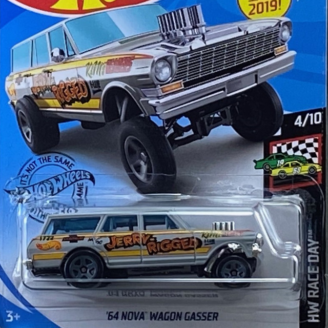 2019 HW Race Day / 64 Nova Wagon Gasser / 64 ノヴァ ワゴン ギャッサー