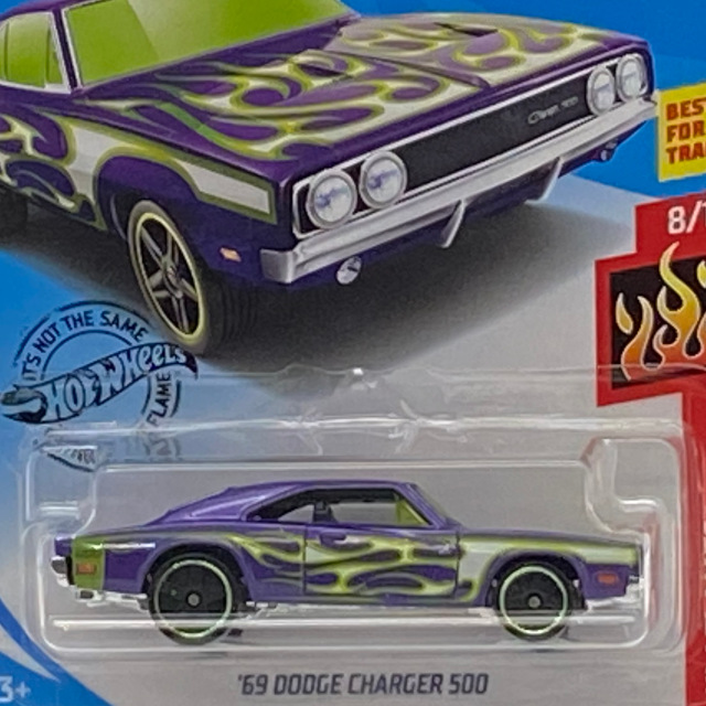 2020 HW Flames / '69 Dodge Charger 500 / '69 ダッジ チャージャー 500