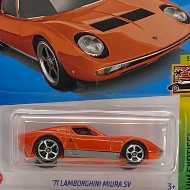 2022 HW Exotics / '71 Lamborghini Miura SV / '71 ランボルギーニ ミウラ SV