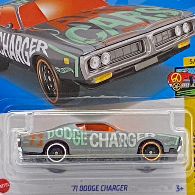 2022 HW Art Cars / '71 Dodge Charger / '71 ダッジ チャージャー 
