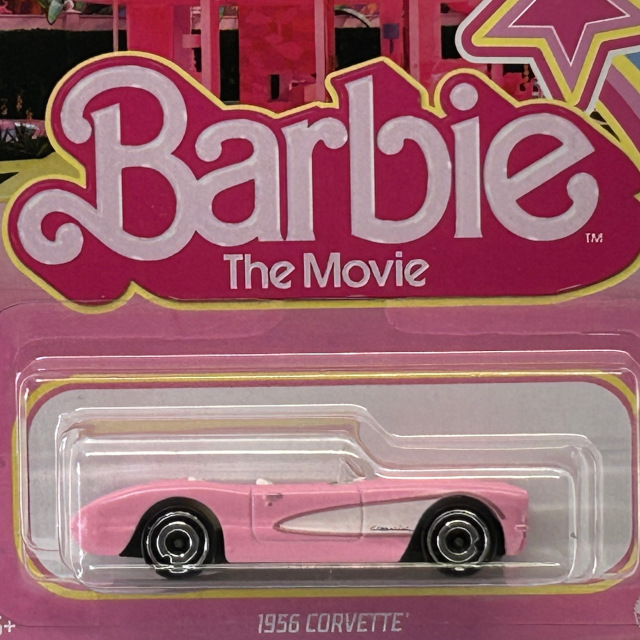 コルベット 1956 CORVETTEピンク Hot Wweels BARBIE THE MOVIE
