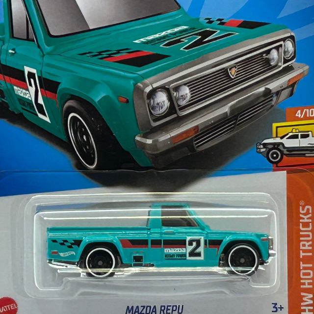 2023 HW Hot Trucks / Mazda REPU / マツダ- Turquoise - USA