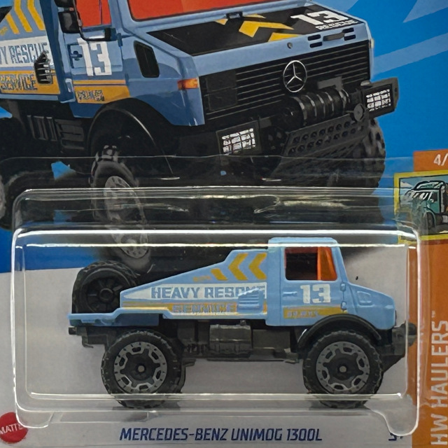 2023 HW Haulers / Mercedes Benz Unimog 1300L / メルセデス ベンツ ウニモグ 1300