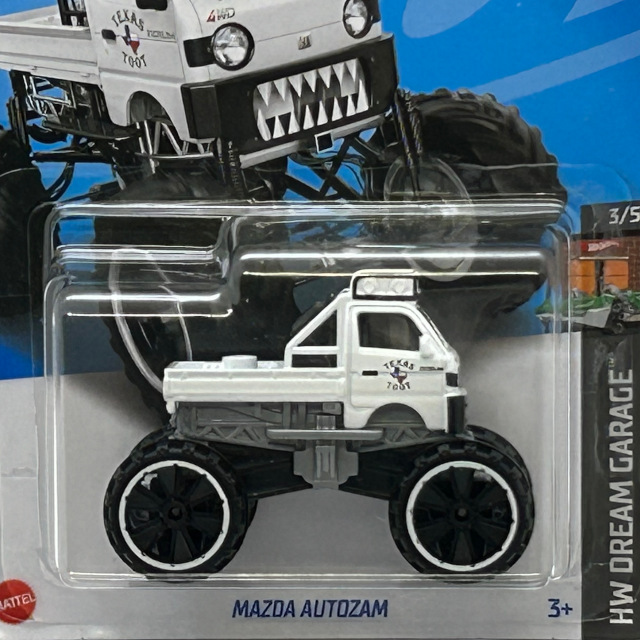 2024 HW Dream Garage / Mazda Autozam WHT / マツダ オートザム