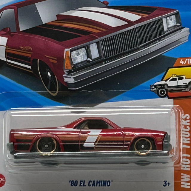 2025 HW Hot Trucks / '80 El Camino / '80 エル カミーノ/ USA Card