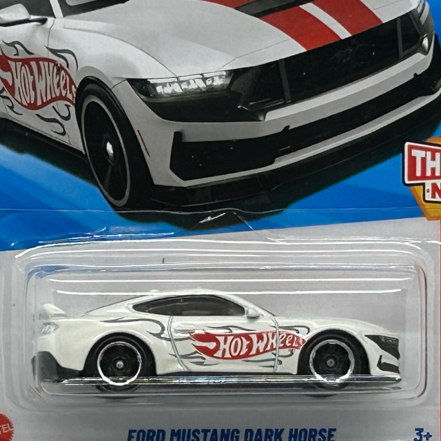 2025 HW Then and Now / Ford Mustang Dark Horse USA Card / フォード マスタング ダークホース USAカード