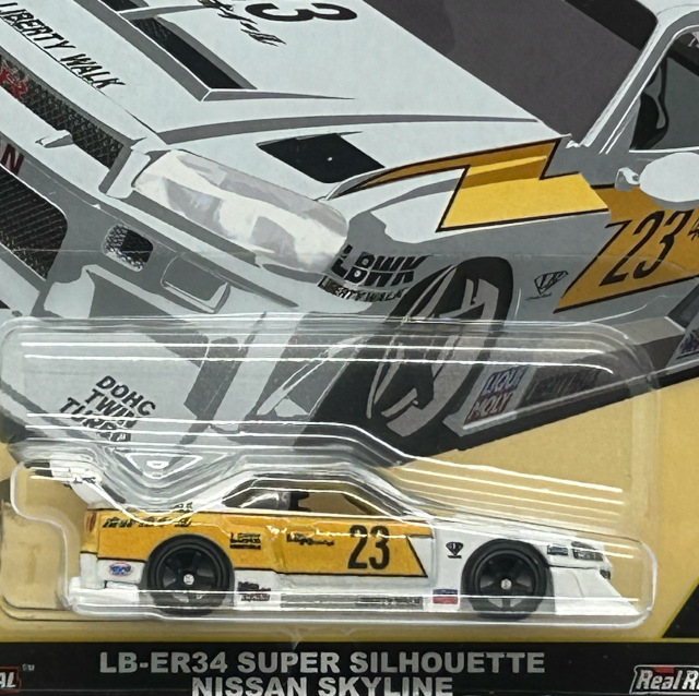 2025 HW Car Culture Silhouettes / LB-ER34 Super Silhouette Nissan Skyline / LB-ER34 スパーシルエット ニッサン スカイライン 
