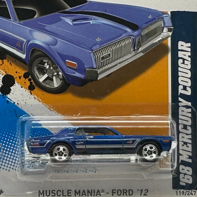 2012 HW Muscle Mania / 68 Mercury Cougar / 68 マーキュリー クーガー