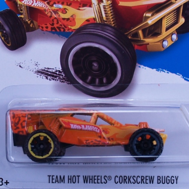 2014 HW OFF-ROAD / TEAM HOT WHEELS CORKSCREW BUGGY / チーム・ホットウィール コークスクリュー・バギー