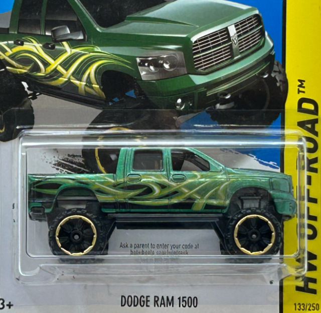 2018 HW Hot Trucks / Dodge Ram 1500 / ダッジ ラム