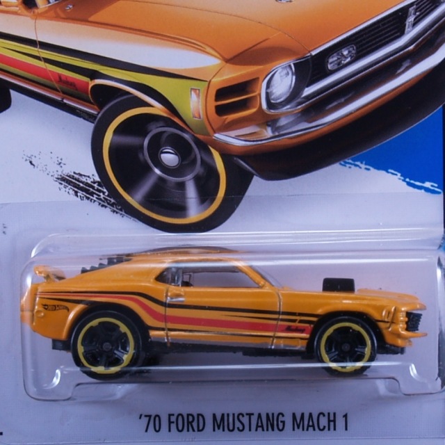 2014 HW CITY / ’70 Ford Mustang Mach 1 (YLW) / '70 フォード・マスタング マッハ１