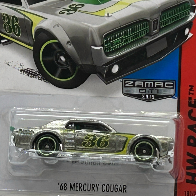 2015 HW Race Track Aces / '68 Mercury Cougar USA Card / '68 マーキュリー クーガー USAカード
