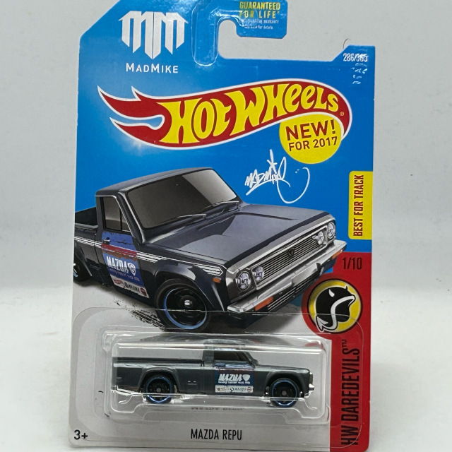 2017 HW Daredevils / Mazda Repu / マツダレップ / 'Mazda' - USA 'Mad Mike' Card