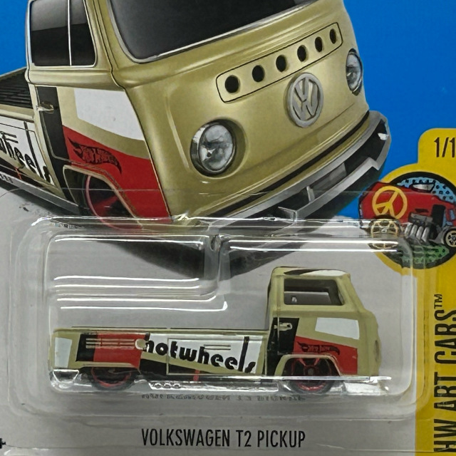 2017 HW Art Cars / Volkswagen T2 Pickup / フォルクスワーゲン T2 ピックアップ / International Card