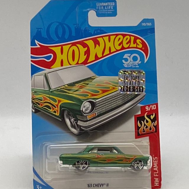 2018 HW Flames / '63 Chevy II / '63 シェビー?U