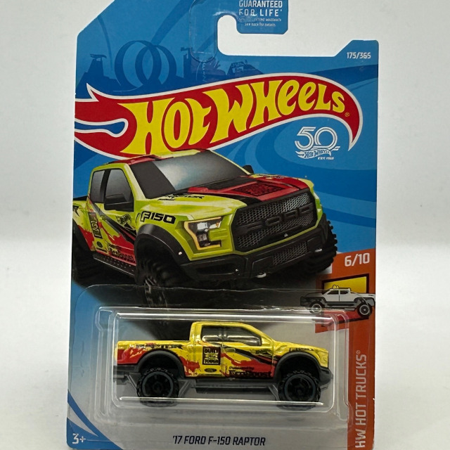2018 HW Hot Trucks 6/10 /  '17 Ford F-150 Raptor / '17 フォード F-150 ラプター