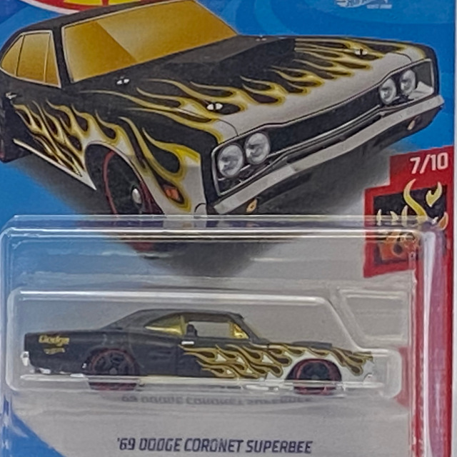 2018 HW Flames / '69 Dodge Coronet Superbee / '69 ダッジ コロネット スーパービー