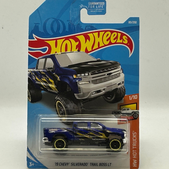 2019 HW Hot Trucks / '19 Chevy Silverado Trail Boss LT / '19 シェビー シルバラード トレイル ボス