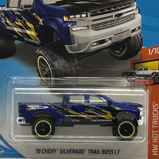 2019 HW Hot Trucks / '19 Chevy Silverado Trail Boss LT / '19 シェビー シルバラード トレイル ボス