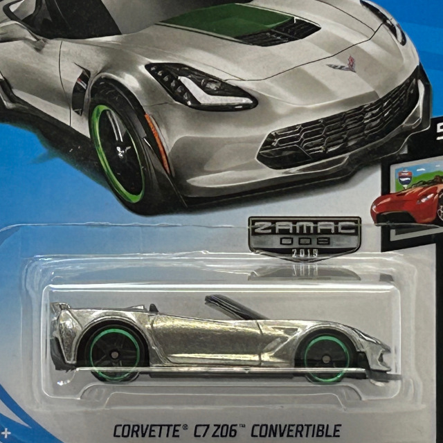 2019 HW Roadsters / Corvette C7 Z06 Convertible / コルベット C7 Z06 コンバーチブル 【Walmart Exclusive】