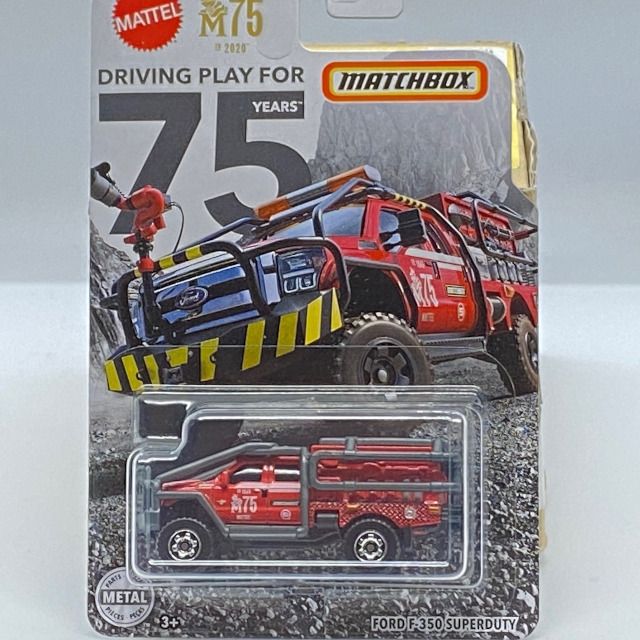 2021 MBX Mattel 75th Anniversary / Ford F-350 Superduty (Brush Fire Truck) / フォードF-350スパーデューティー