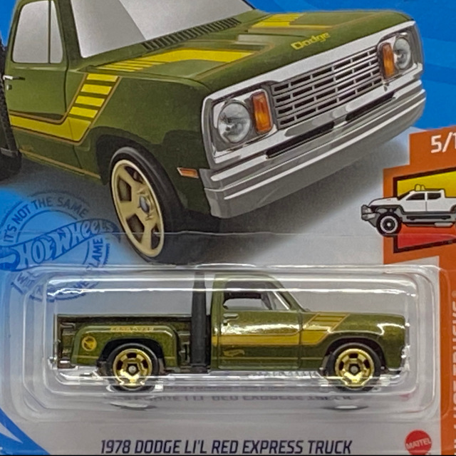 2021 HW Hot Trucks Treasure Hunts / 1978 Dodge Li'l Red Express Truck / 1978 ダッジリル レッドエクスプレス トラック