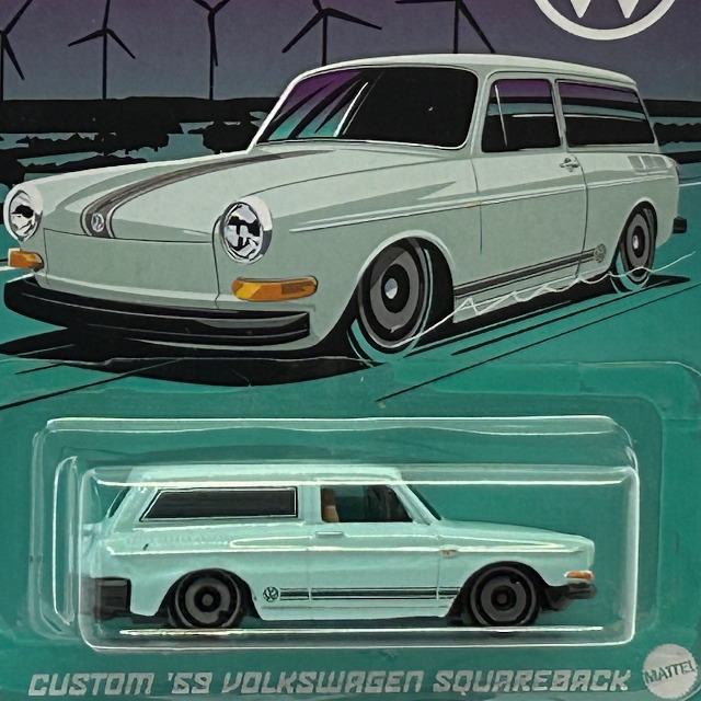 2022 HW Volkswagen Series / Custom '69 Volkswagen Squareback / カスタム '69 フォルクスワーゲン スクエアバック