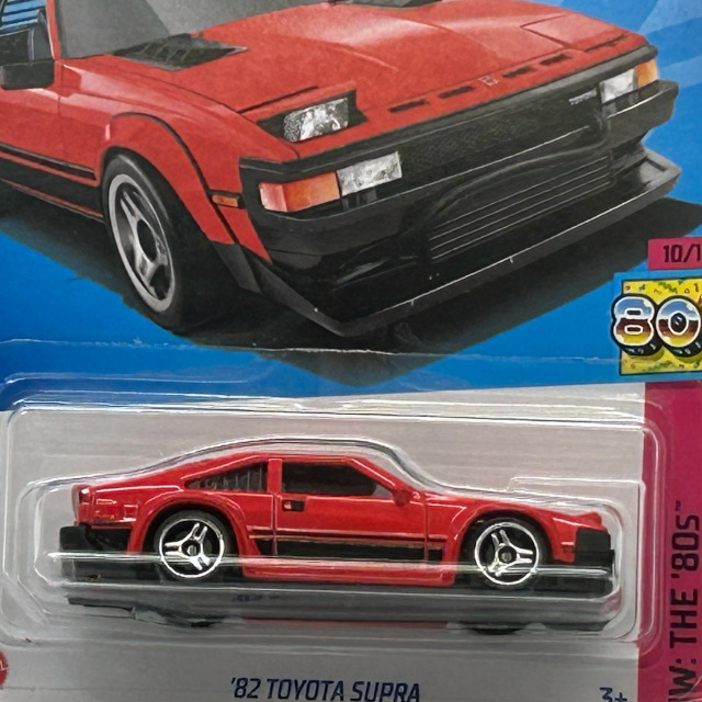 2023 HW The '80s / '82 Toyota Supra USA Card / '82 トヨタ スープラ USAカード
