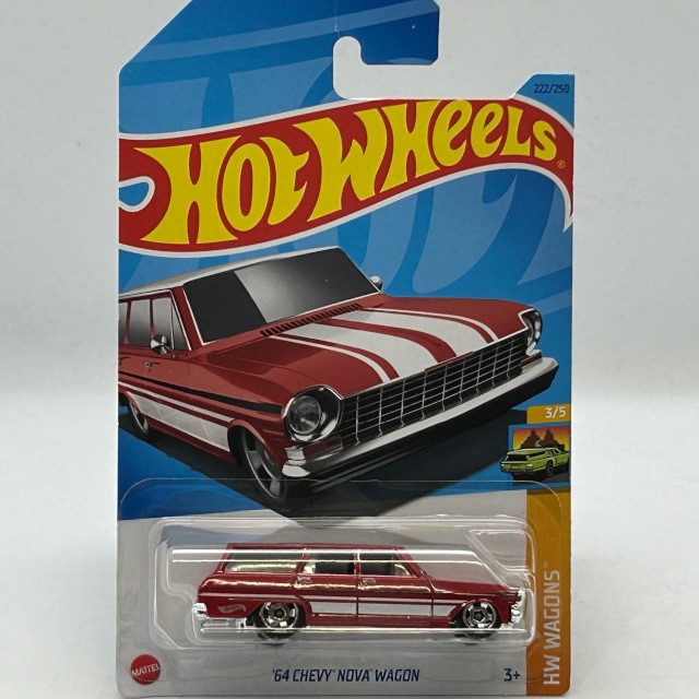 2023 HW Wagons / '64 Chevy Nova Wagon / '64 シェビー ノヴァ ワゴン