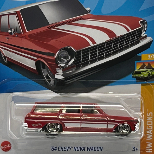 2023 HW Wagons / '64 Chevy Nova Wagon / '64 シェビー ノヴァ ワゴン