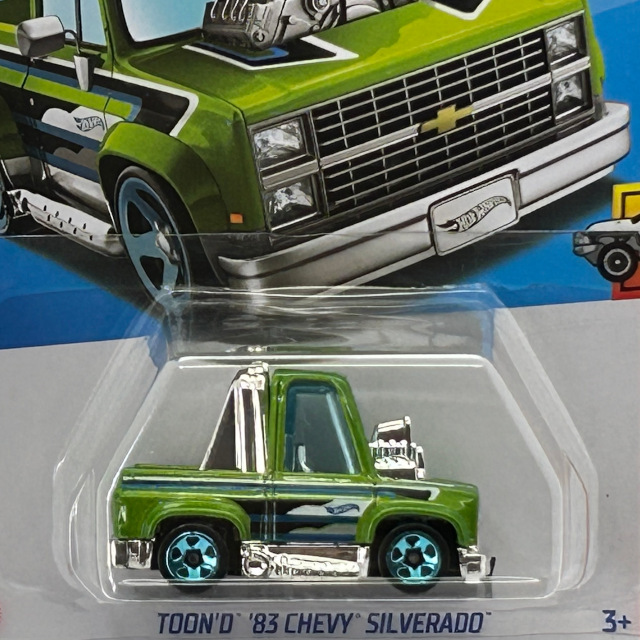 2023 HW Hot Trucks / Toon'd '83 Chevy Silverado / トゥーンド '83 シボレー シルバラード