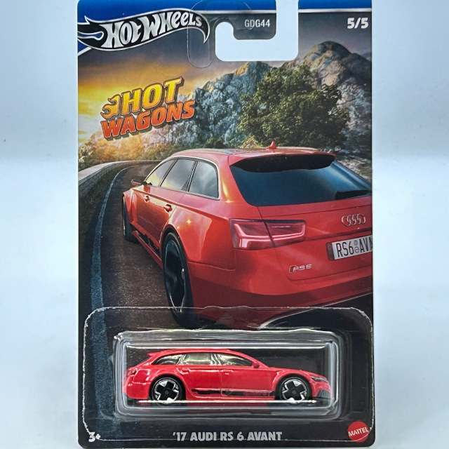 2024 Hot Wagons / '17 Audi RS6 Avant RED / '17 アウディ RS6 アバント