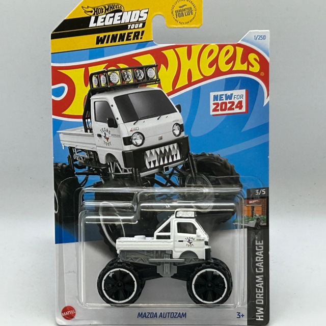 2024 HW Dream Garage / Mazda Autozam WHT / マツダ オートザム