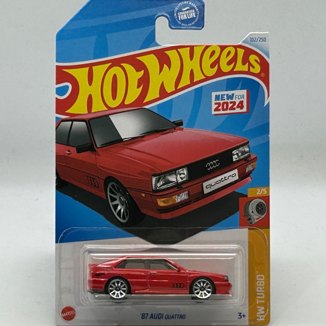 2024 HW Turbo / '87 Audi Quattro RED / '87 アウディ クワトロ