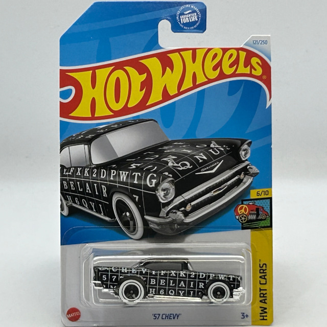 2024 HW Art Cars / '57 Chevy BLK / '57 シェビー
