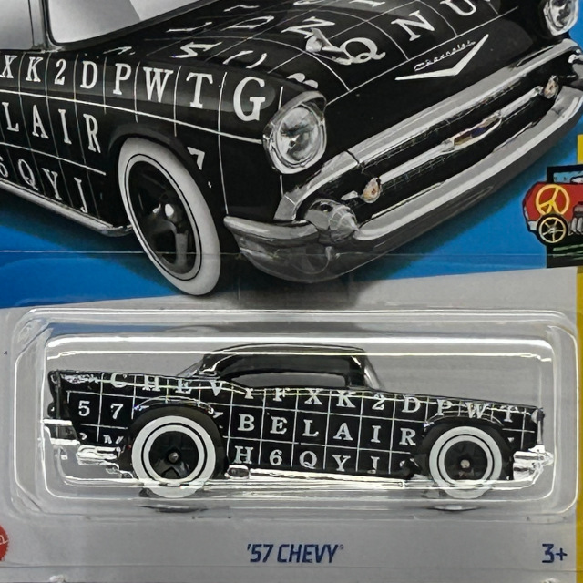 2024 HW Art Cars / '57 Chevy BLK / '57 シェビー