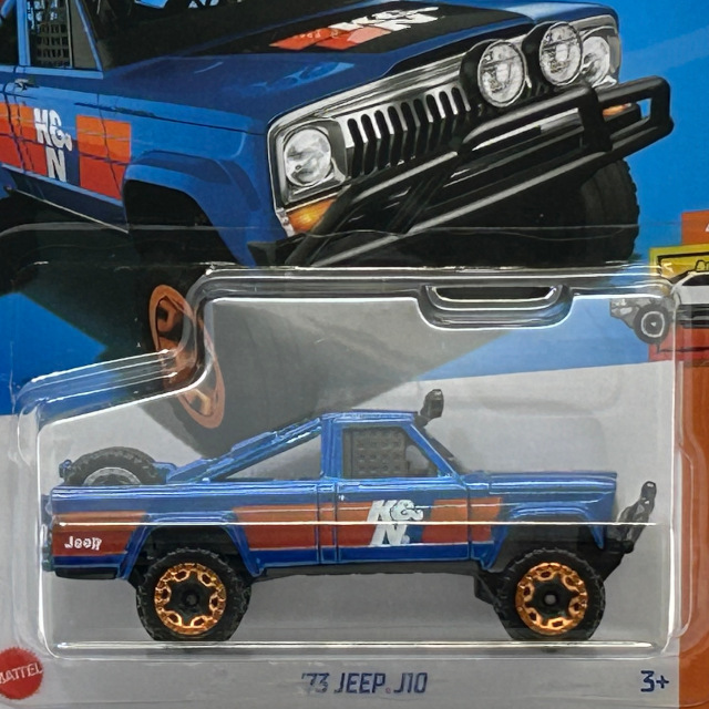 2024 HW Hot Trucks / '73 Jeep J10 BLU / '73 ジープ J10
