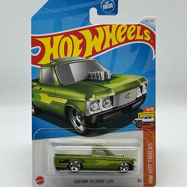 2024 HW Hot Trucks / Custom '72 Chevy LUV GRN / カスタム '72 シボレー LUV