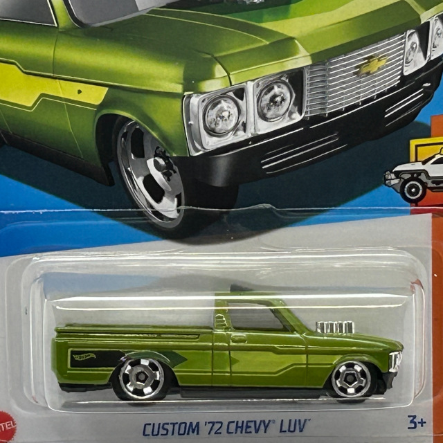 2024 HW Hot Trucks / Custom '72 Chevy LUV GRN / カスタム '72 シボレー LUV
