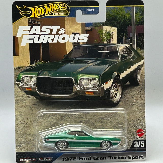 2024 HW Premium Fast & Furious / 1972 Ford Gran Torino Sport GRN / 1972 ォ－ド グラン トリノ スポーツ