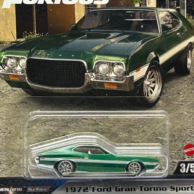 2024 HW Premium Fast & Furious / 1972 Ford Gran Torino Sport GRN / 1972 ォ－ド グラン トリノ スポーツ