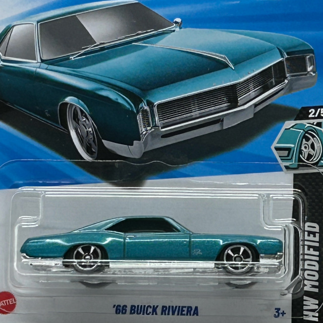 2025 HW Modified / '66 Buick Riviera / '66 ビューイック リビエラ / USA Card
